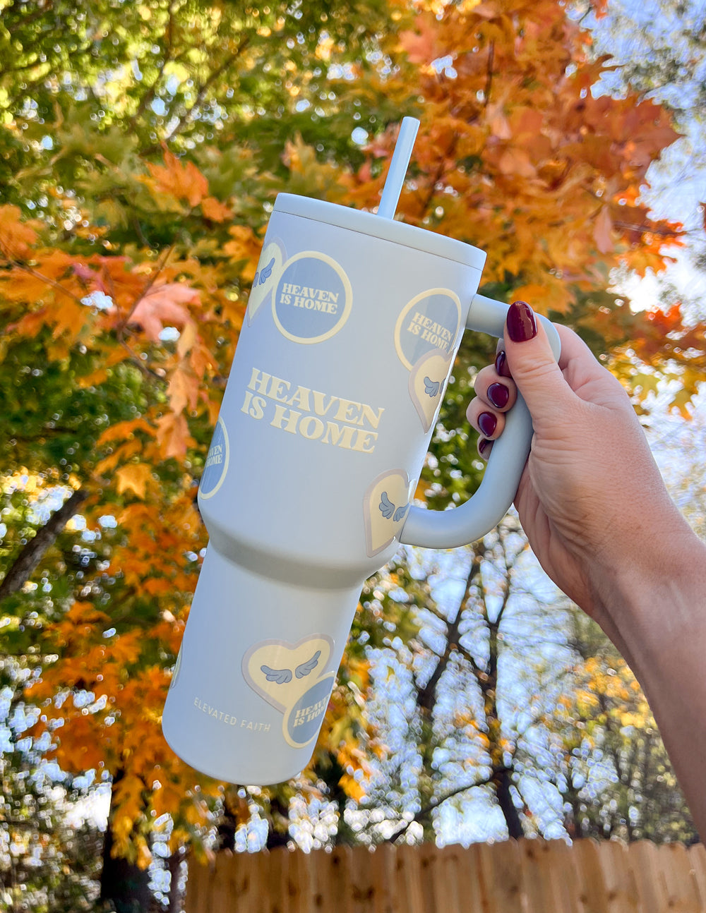 "Heaven Is Home" 40 oz Ascend Tumbler