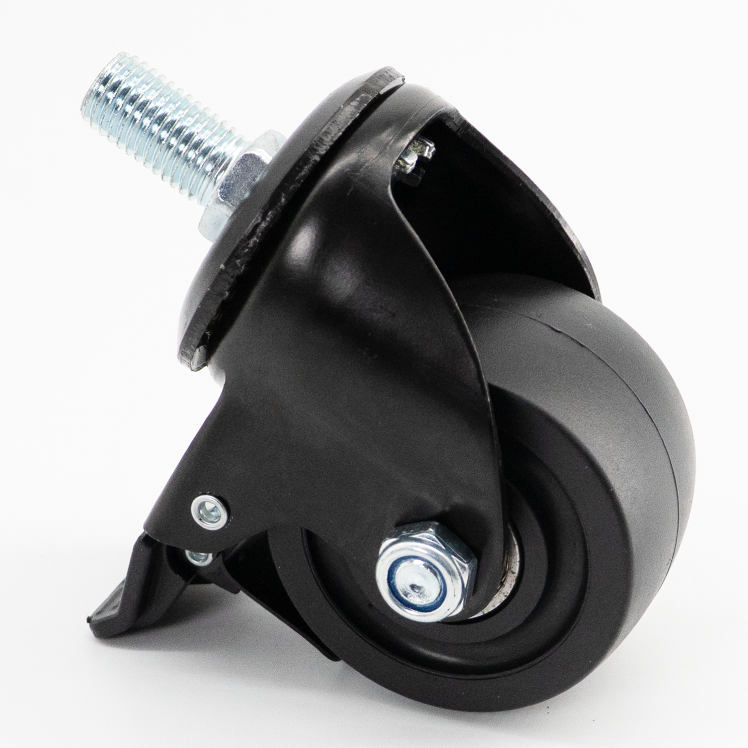 Heavy Duty 3" Stem Caster with Brakes (M16x30mm)