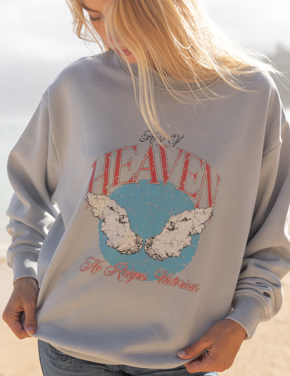 Sudadera unisex con cuello redondo Hero of Heaven