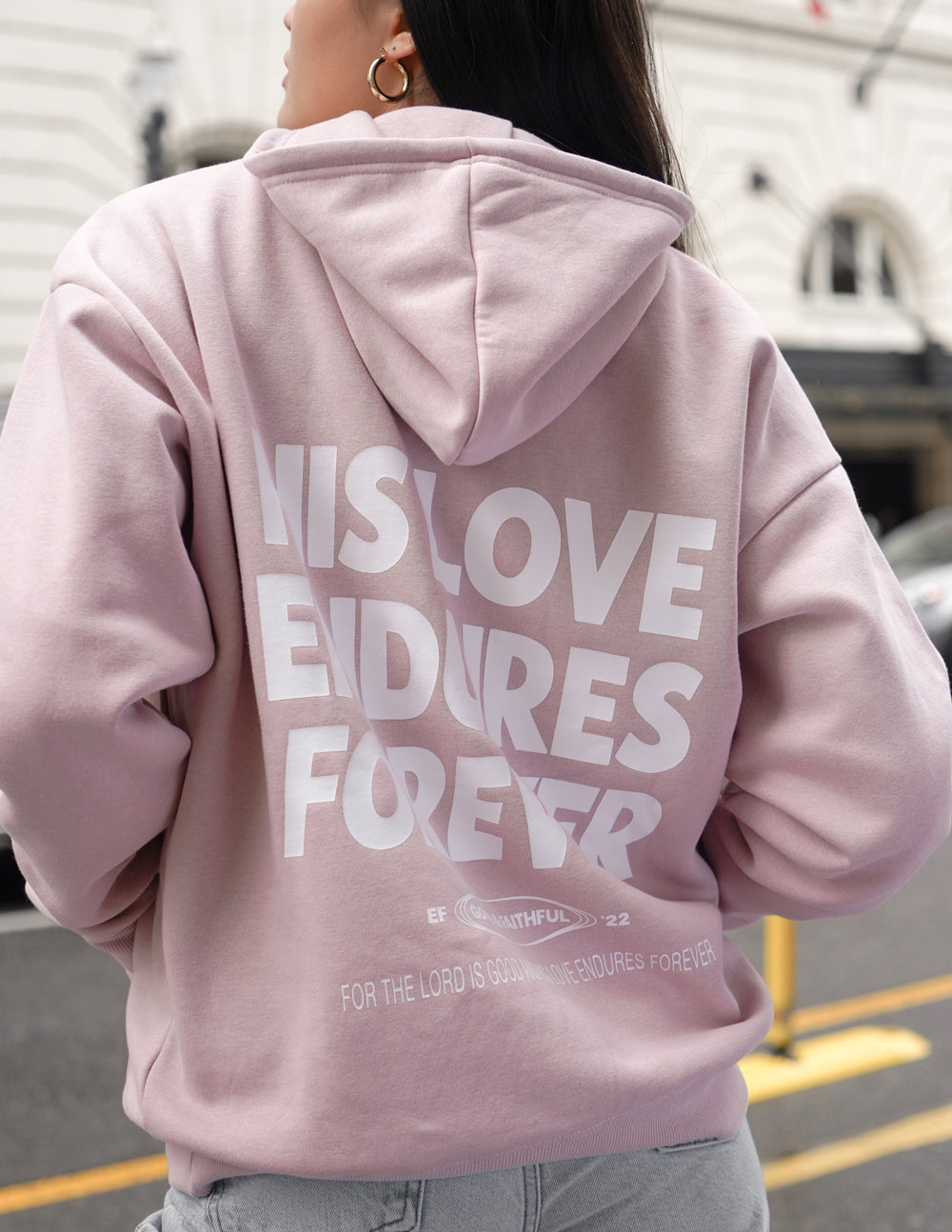 Sudadera unisex "Su amor perdura para siempre" 