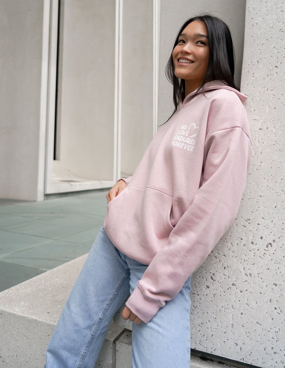 Sudadera unisex "Su amor perdura para siempre" 