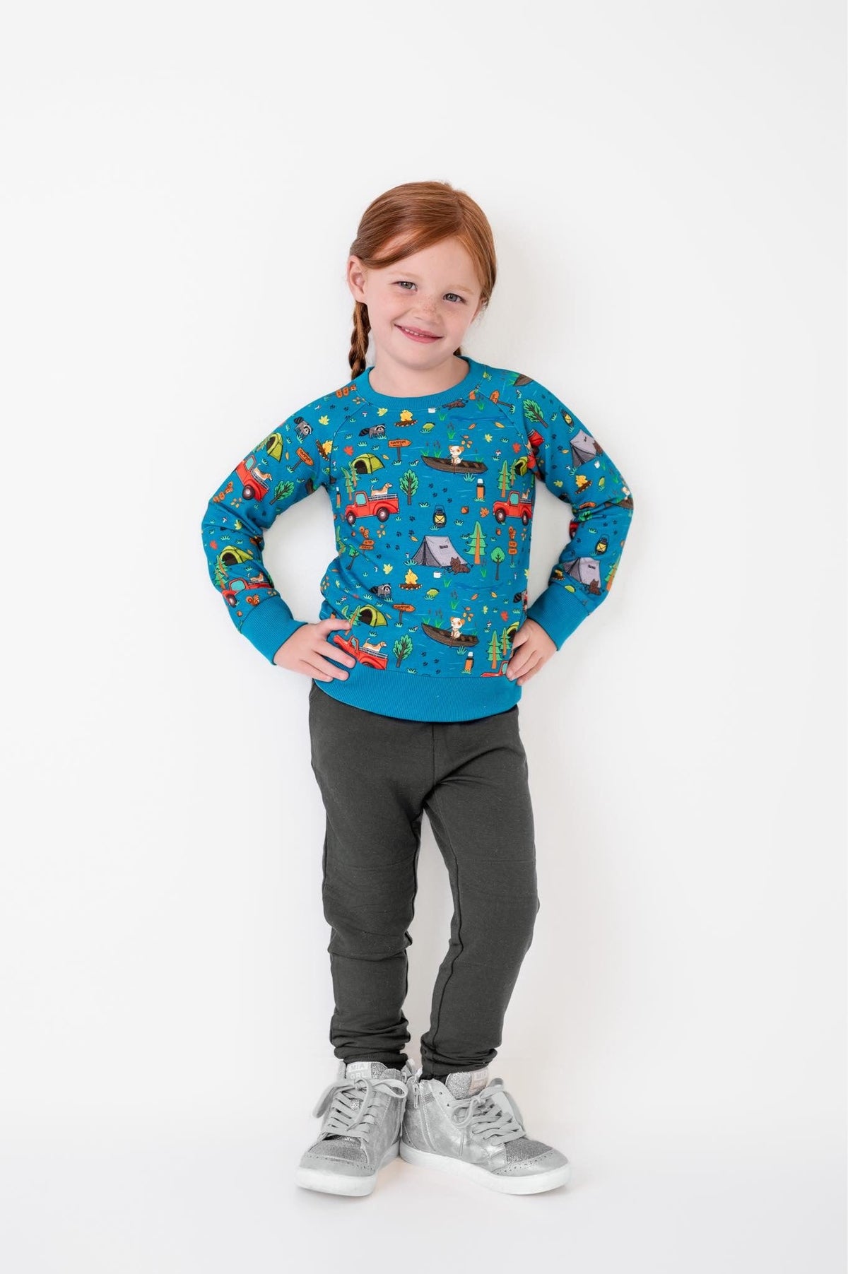 Camp Popoki Gray Bamboo French Terry Joggers Pants