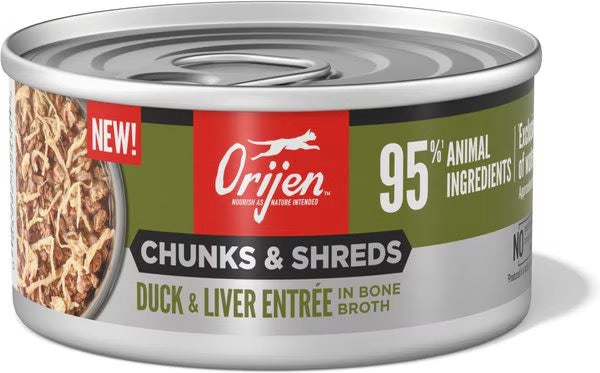 Orijen Trozos y Tiras Patos e Hígado (85 g)