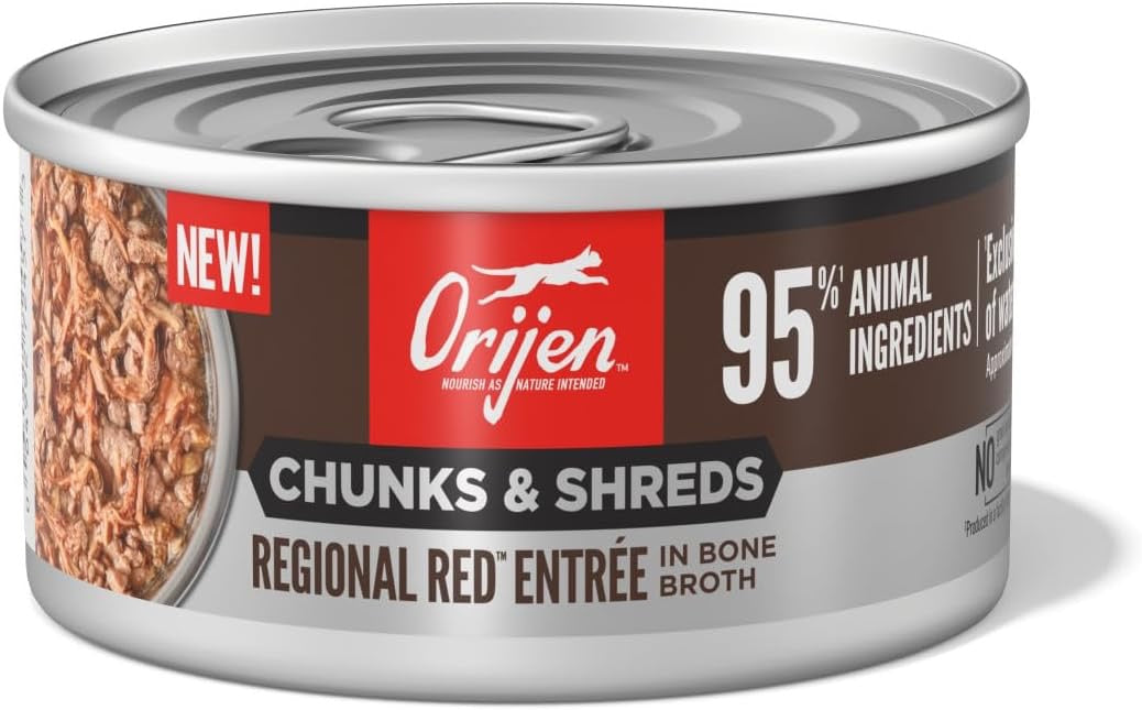 Orijen Trozos y Desmenuzados Regional Red Entrée (3oz)