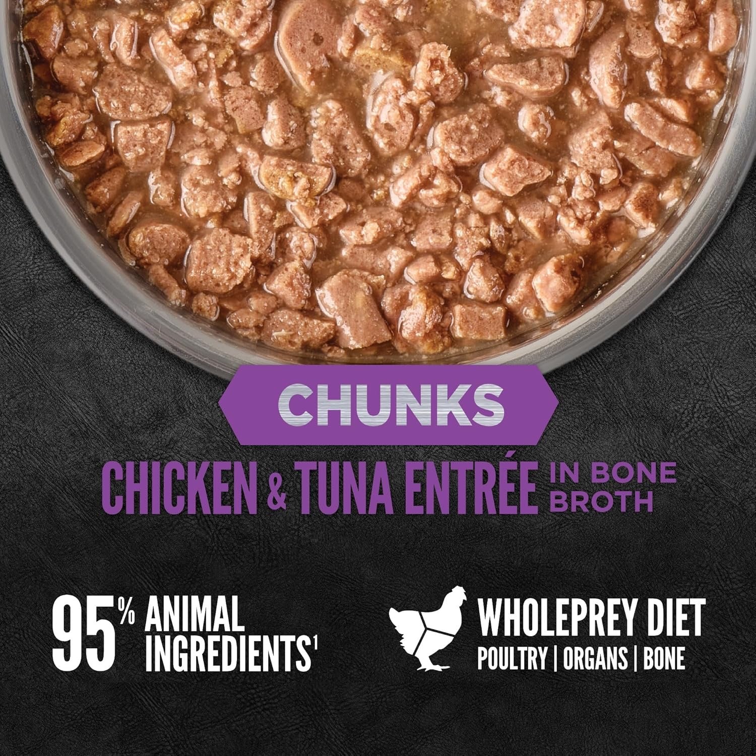 Orijen Trozos y Tiras para Gatitos de Pollo y Atún (85g)
