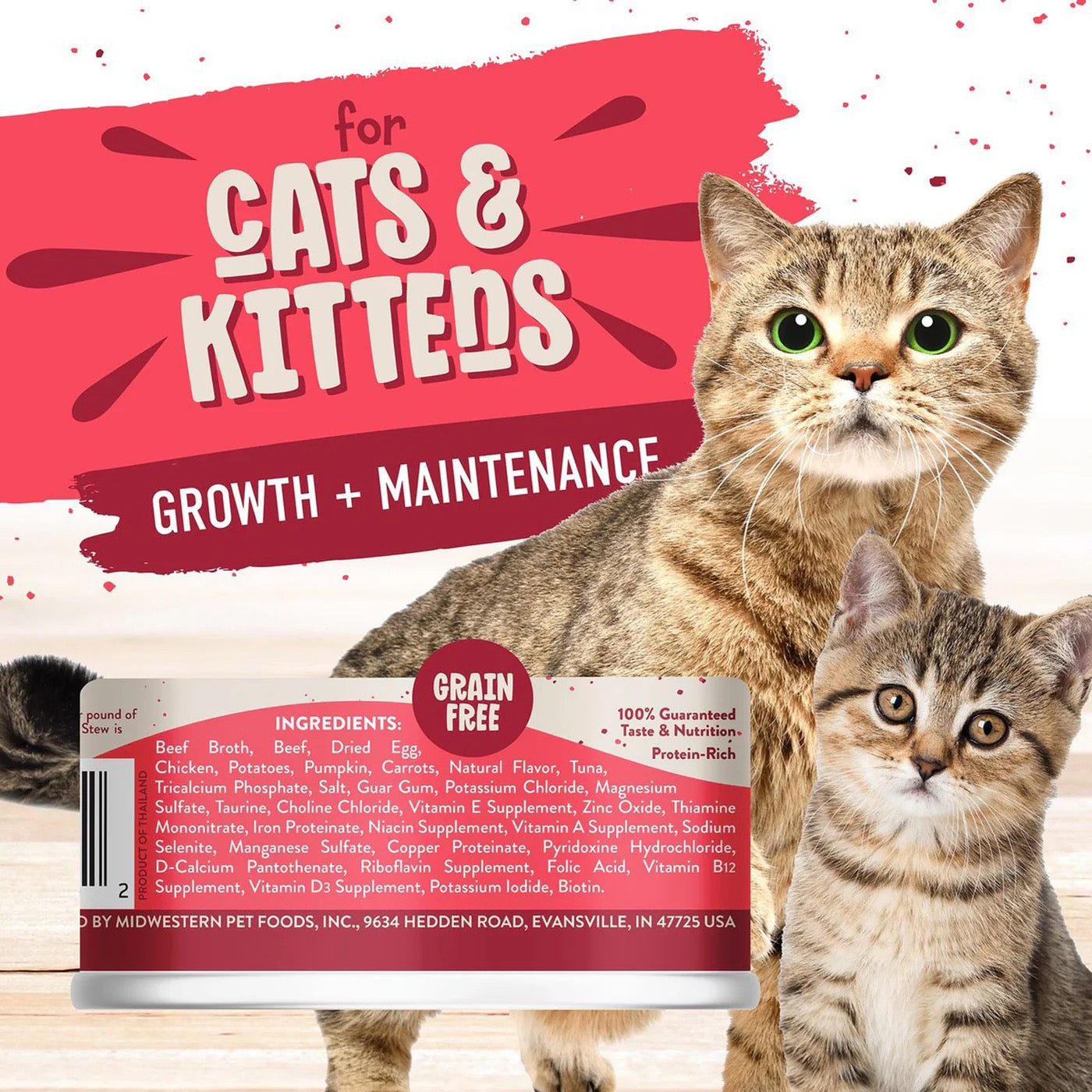Comida húmeda para gatos Earthborn Grain Free All Life Stages RanchHouse Stew (157 g)