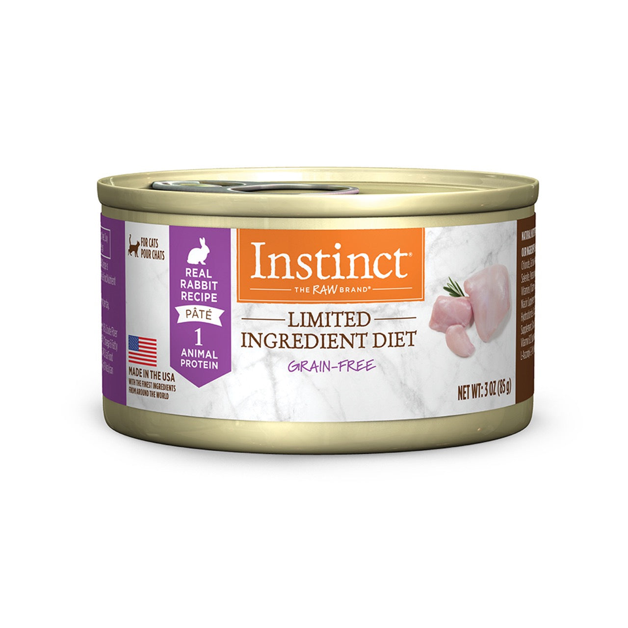 Instinct Paté de Conejo con Ingredientes Limitados (3 oz)