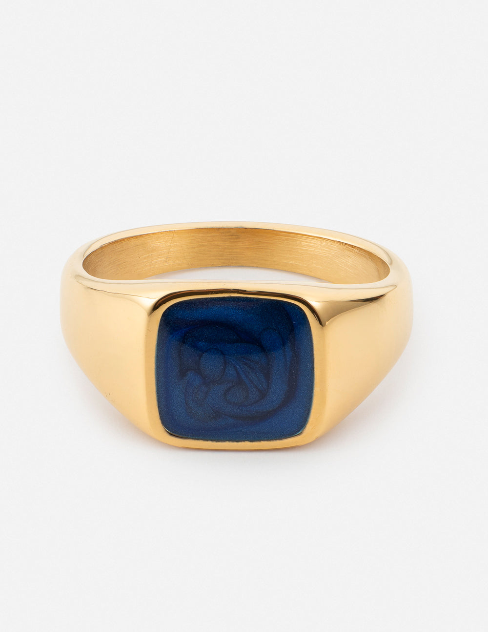 Anillo de sello índigo
