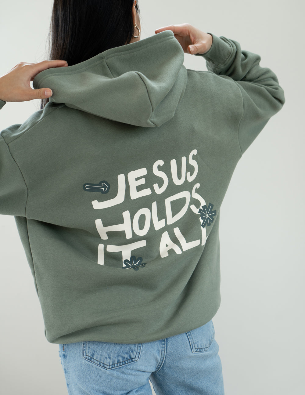 "Jesus Holds It All" Unisex Hoodie