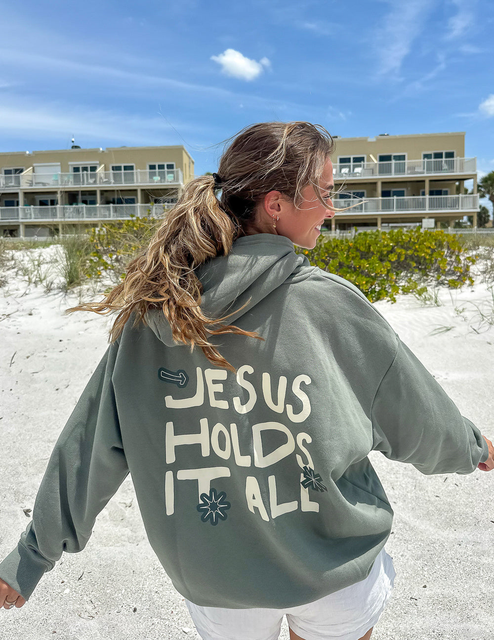 "Jesus Holds It All" Unisex Hoodie