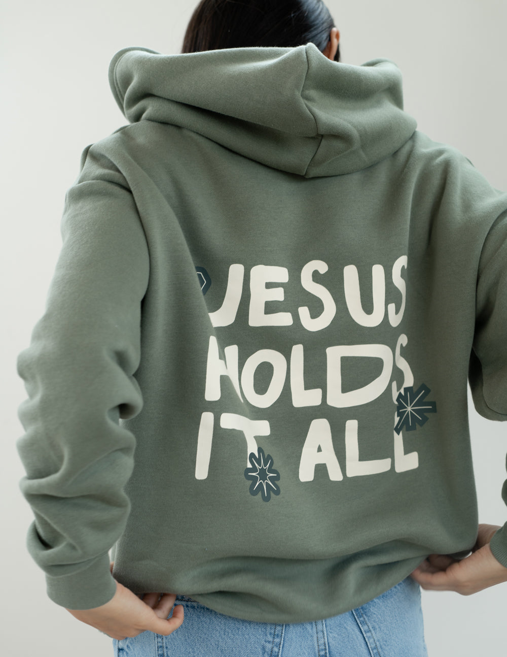 "Jesus Holds It All" Unisex Hoodie