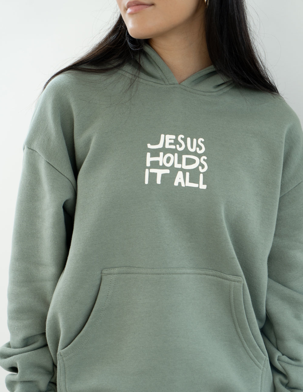 "Jesus Holds It All" Unisex Hoodie