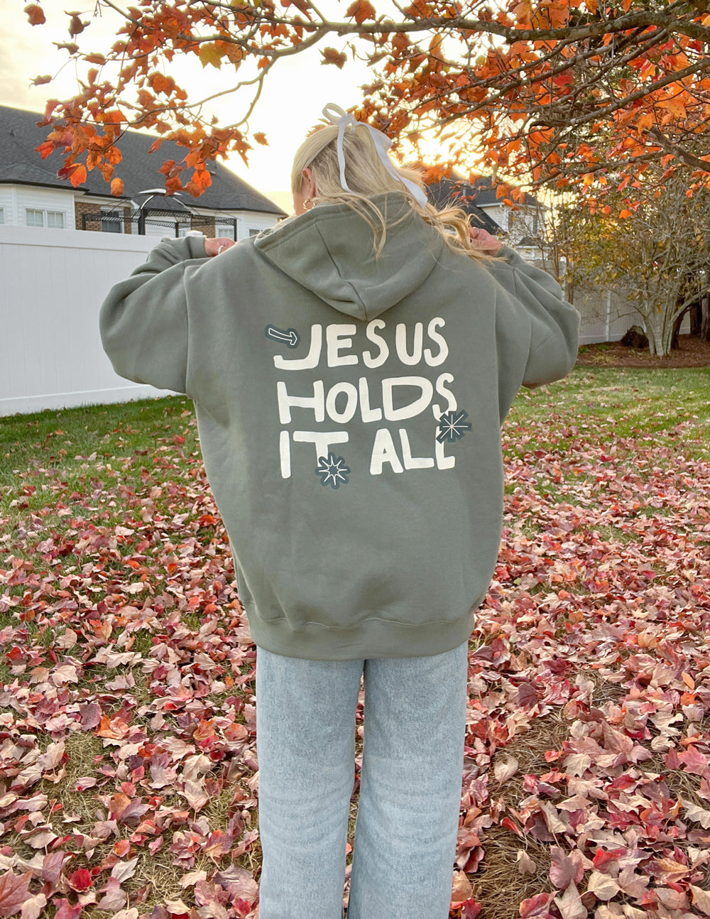 "Jesus Holds It All" Unisex Hoodie