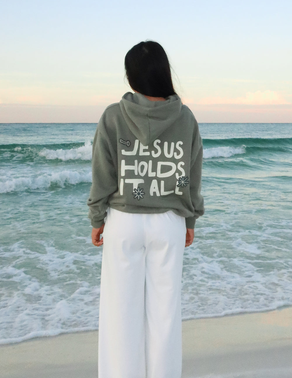 "Jesus Holds It All" Unisex Hoodie