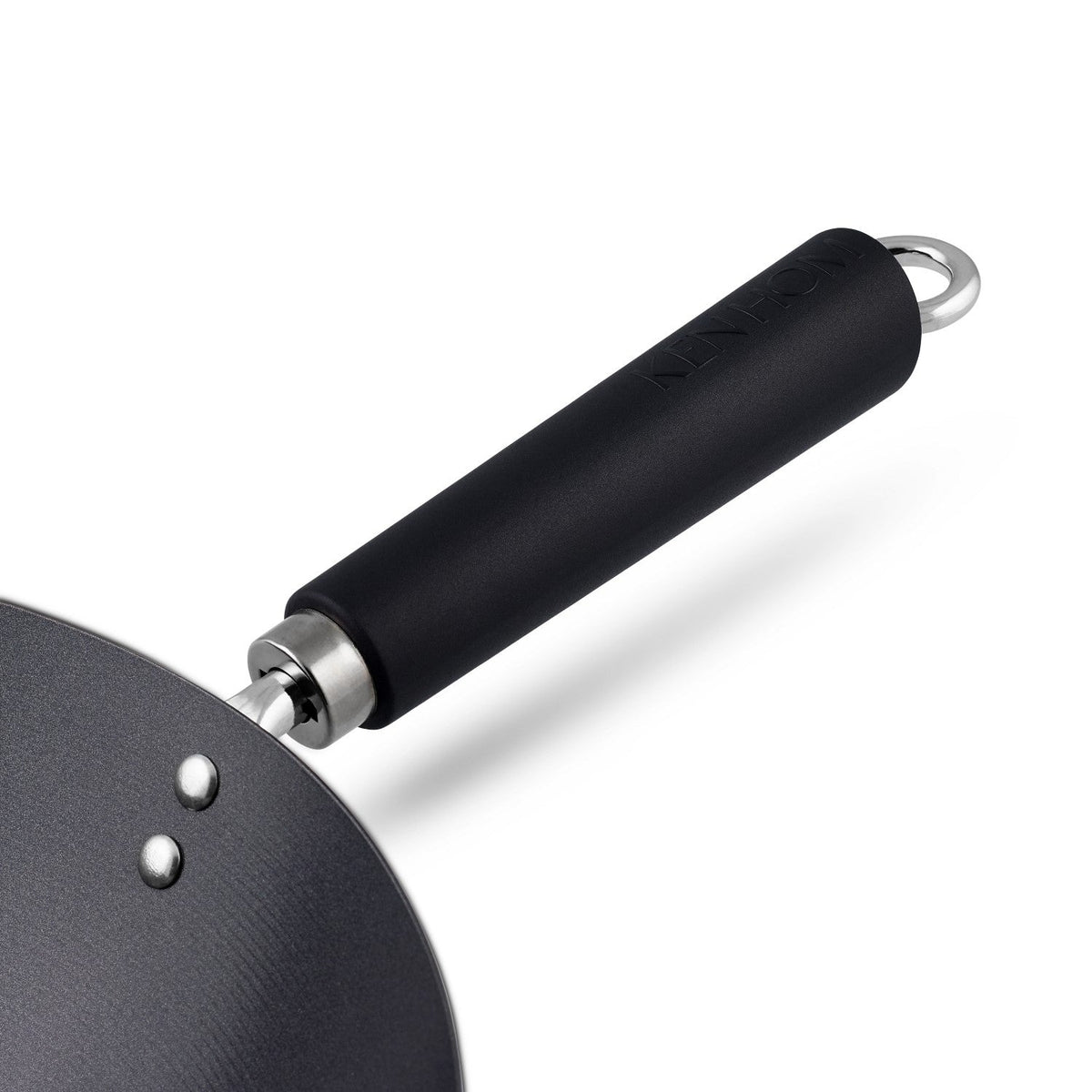 Wok antiadherente de acero al carbono Ken Hom Excellence, 12 pulgadas