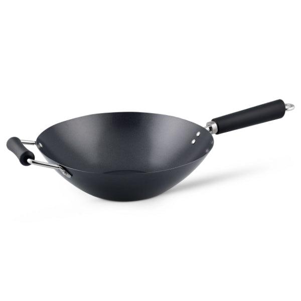 Wok antiadherente de acero al carbono Ken Hom Excellence, 12 pulgadas