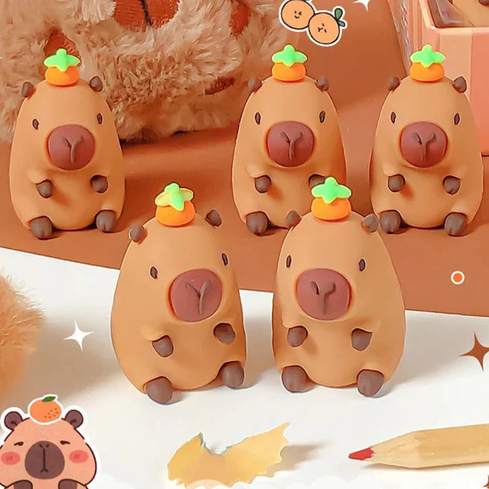 Sacapuntas de carpincho kawaii