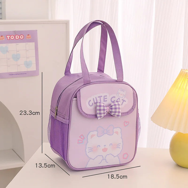 Bolsas térmicas para el almuerzo con diseño de animales kawaii