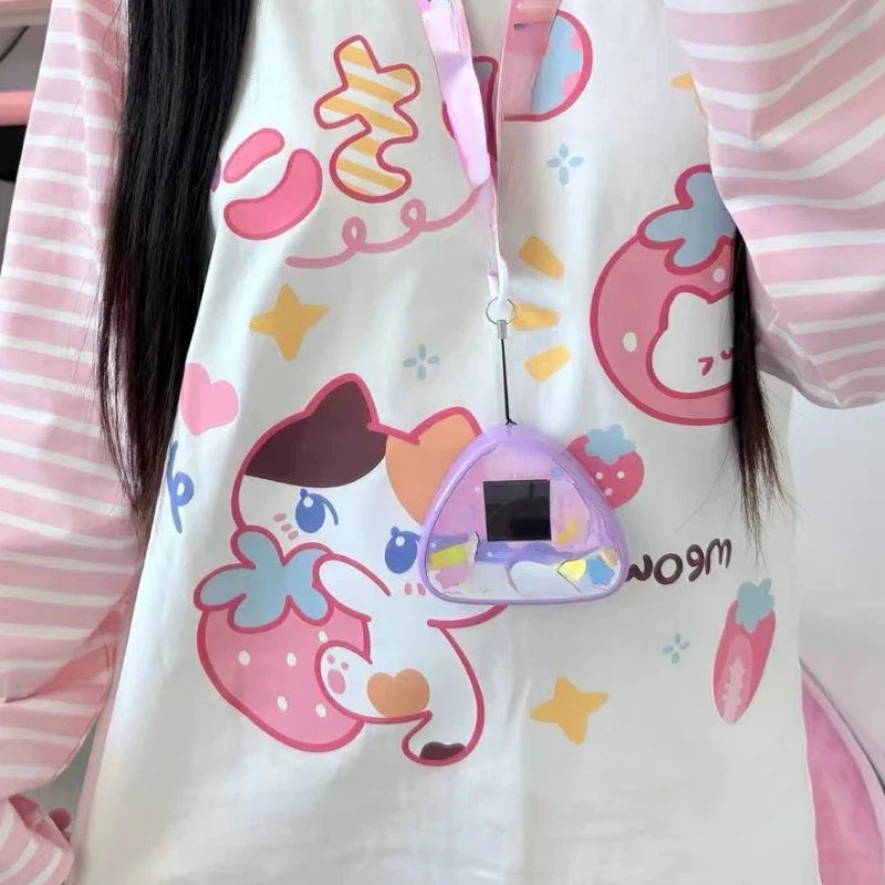 Camiseta Kawaii Harajuku con Gato Fresa