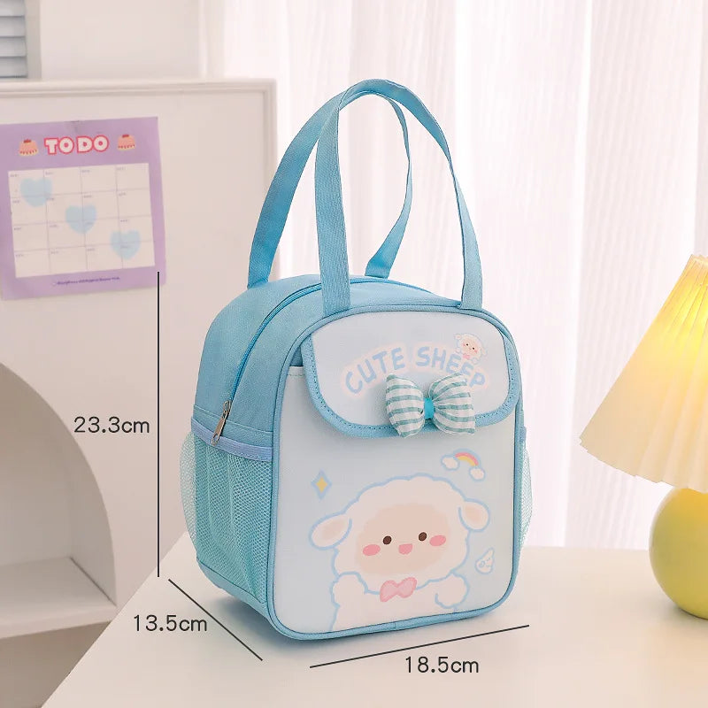 Bolsas térmicas para el almuerzo con diseño de animales kawaii