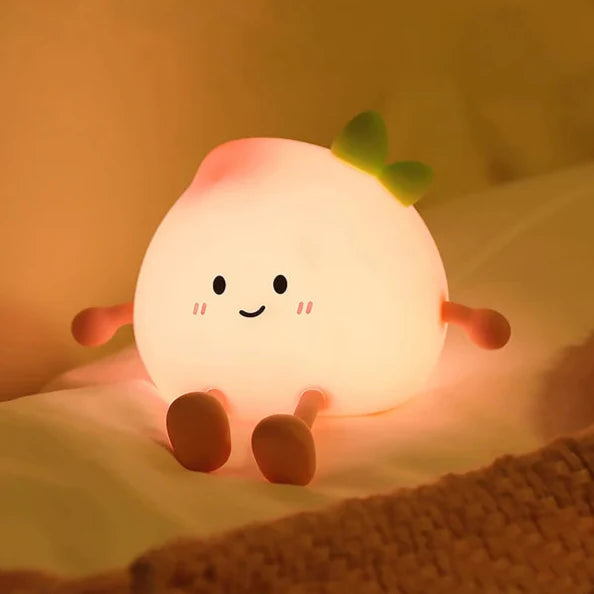 Luz de noche Kawaii Peach