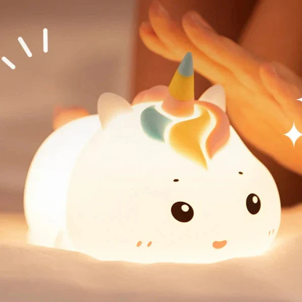 Luz de noche de unicornio kawaii