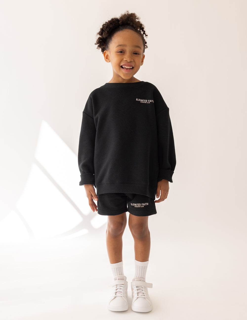 Pantalón corto negro para niños Kingdom Club