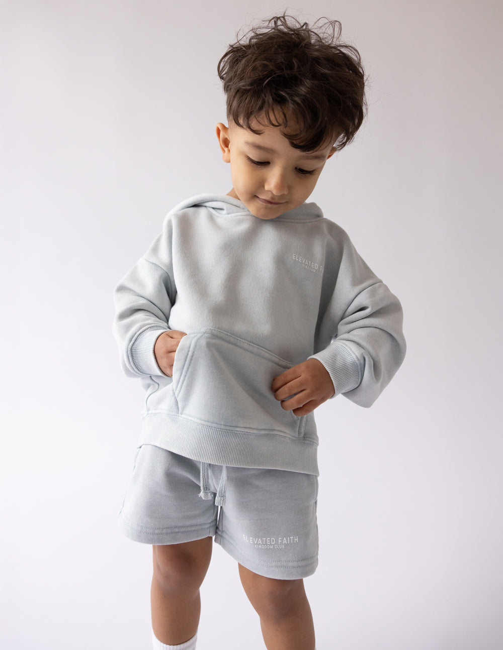 Sudadera con capucha azul para niños Kingdom Club
