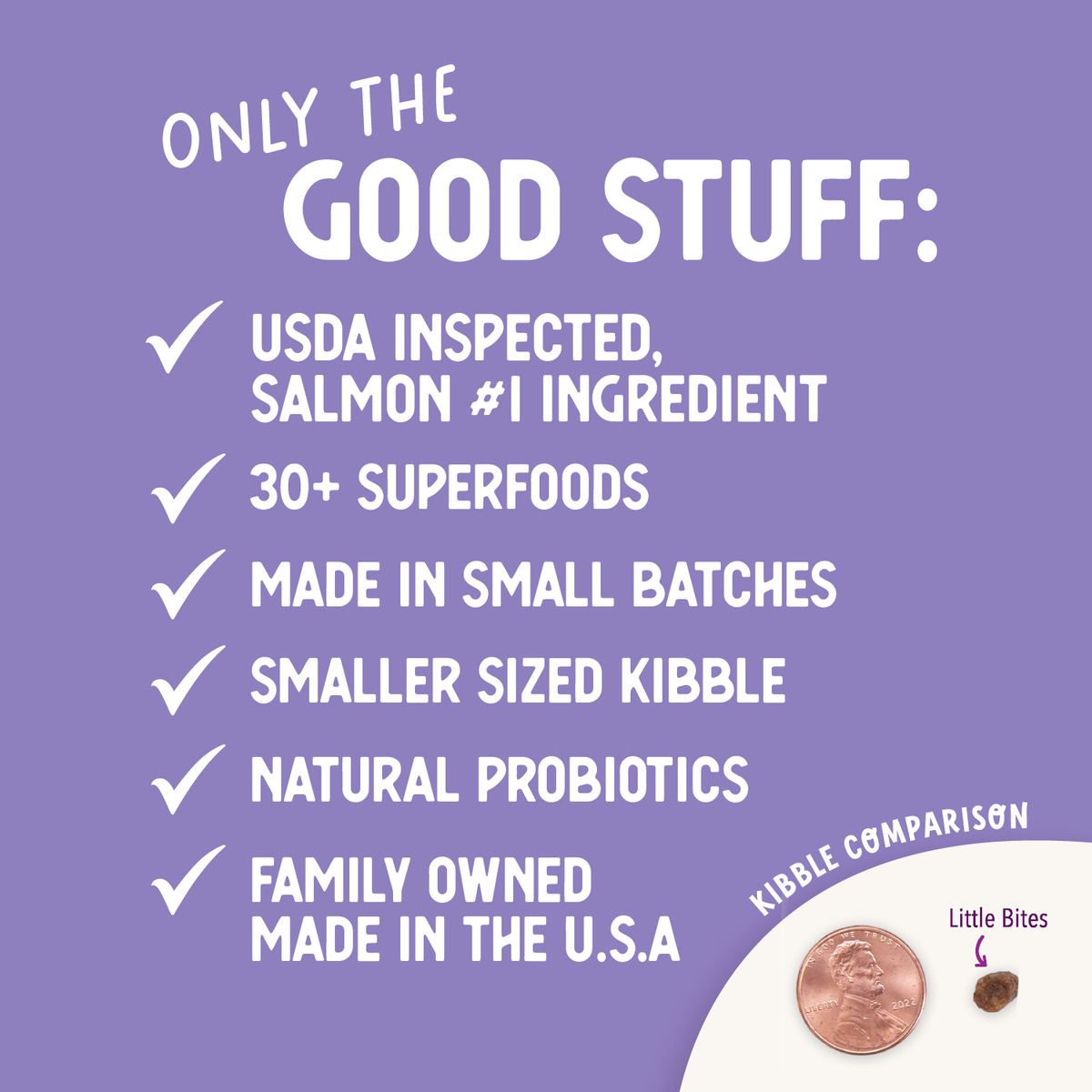 Grain Free Salmon & Sweet Potato Little Bites Dry Dog Food