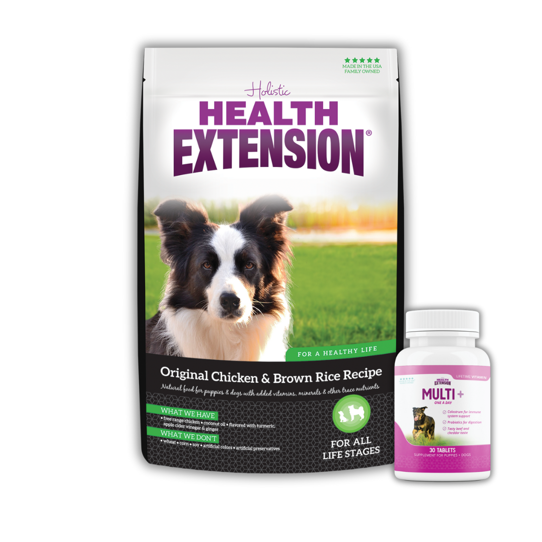 Alimentos y Vitaminas Holísticos para Cachorros de Razas Grandes