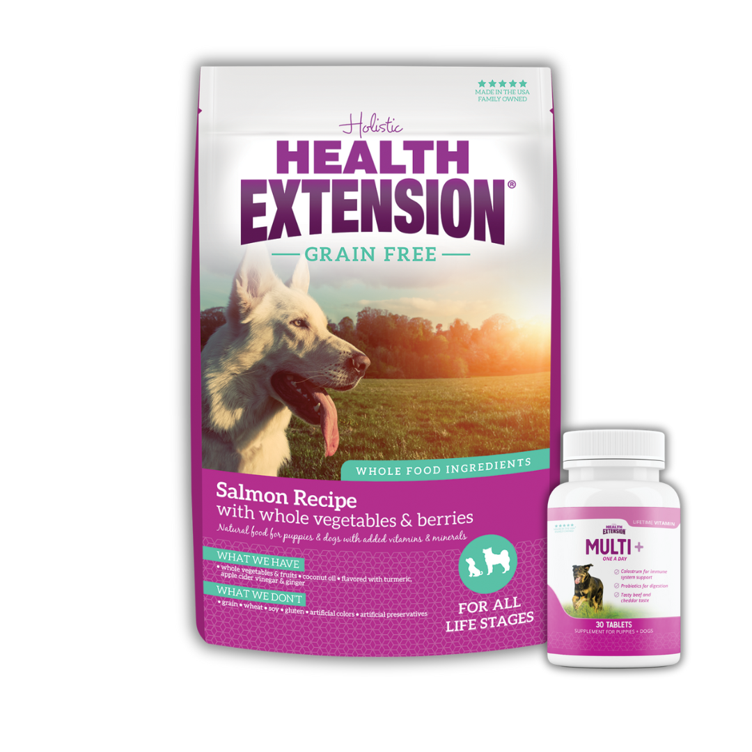 Alimentos y Vitaminas Holísticos para Cachorros de Razas Grandes