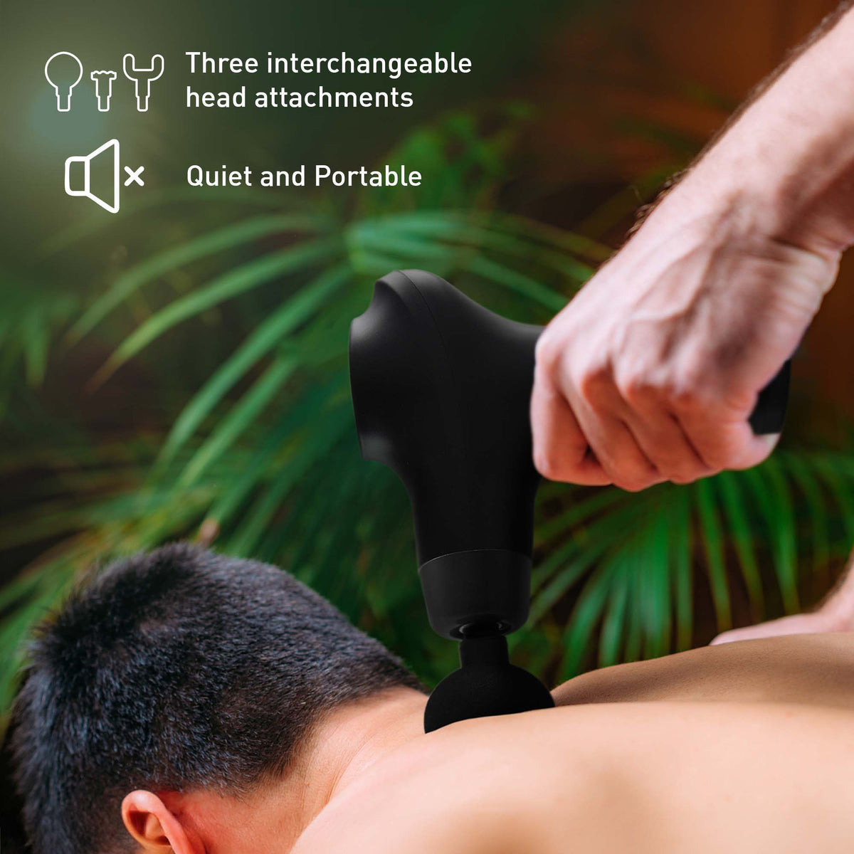 Pursonic - Dúo potente de recuperación y relajación muscular: pistola de masaje y masajeador deportivo eléctrico de mano