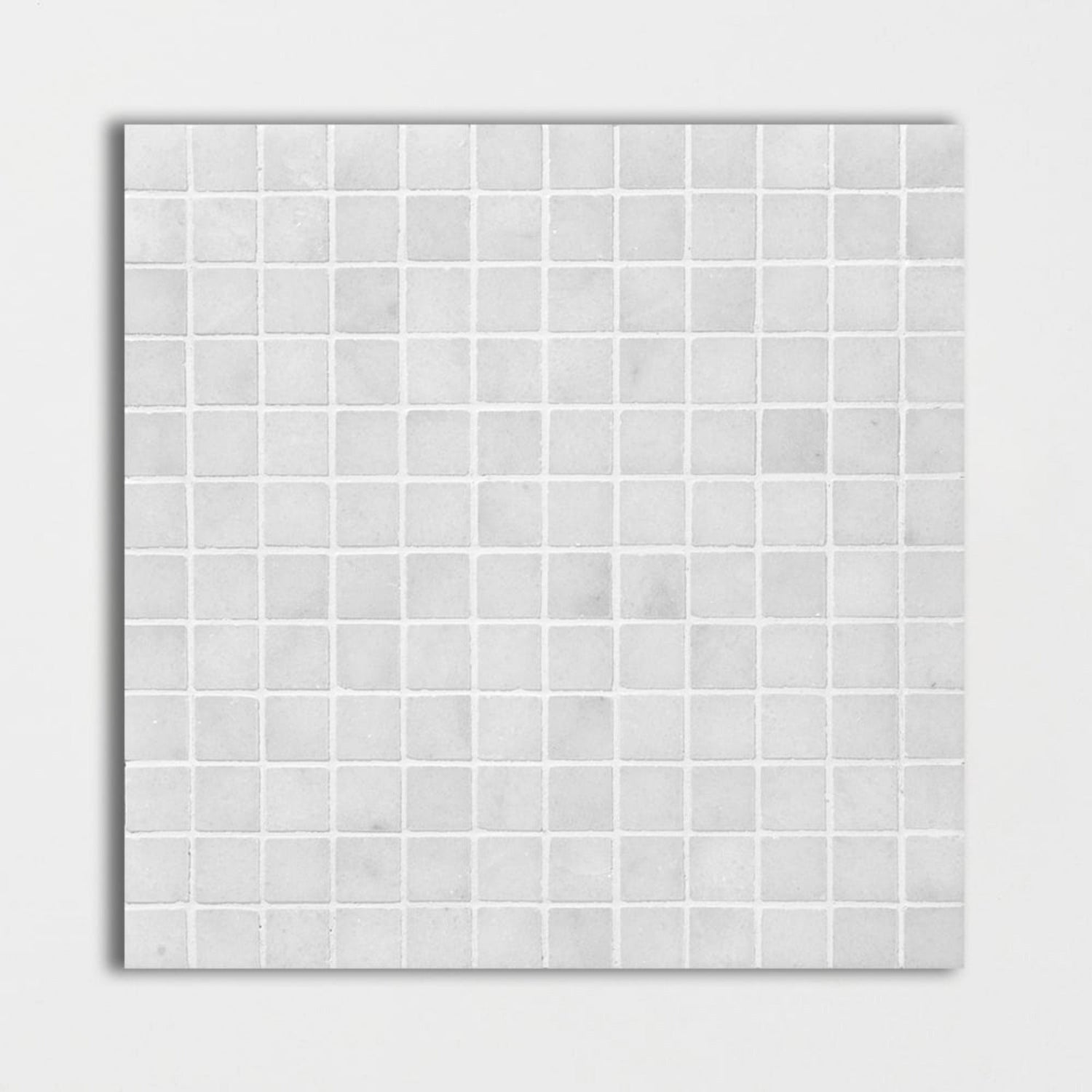 Calacatta Honed 12"x12" Marble 1x1 Mosaic