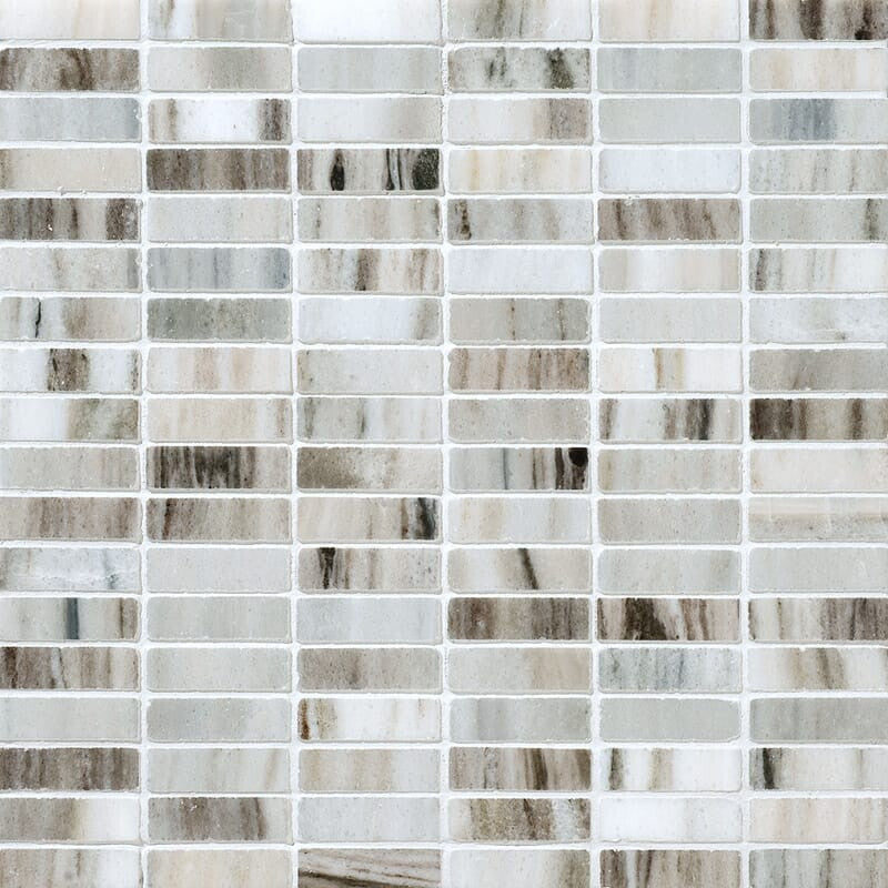 Citylight 12"x12" Polished 5/8x2 Marble Mosaic