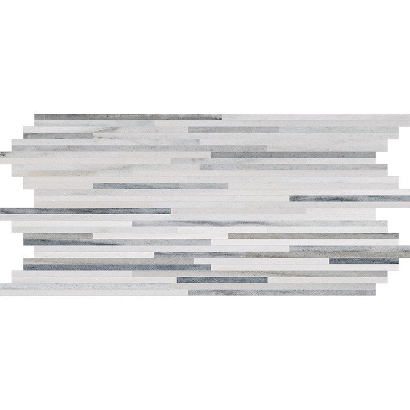 Citylight Polished 6"x12" Bamboo Marble Mosaic
