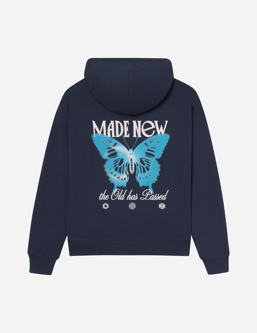 Sudadera unisex con capucha de mariposa hecha a medida