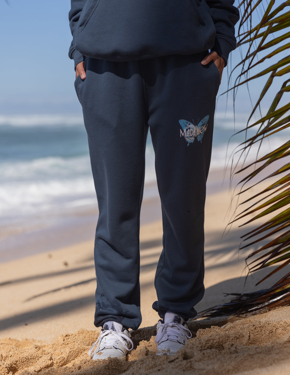 Pantalón deportivo unisex con diseño de mariposas nuevo