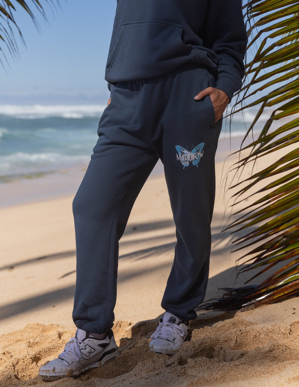 Pantalón deportivo unisex con diseño de mariposas nuevo