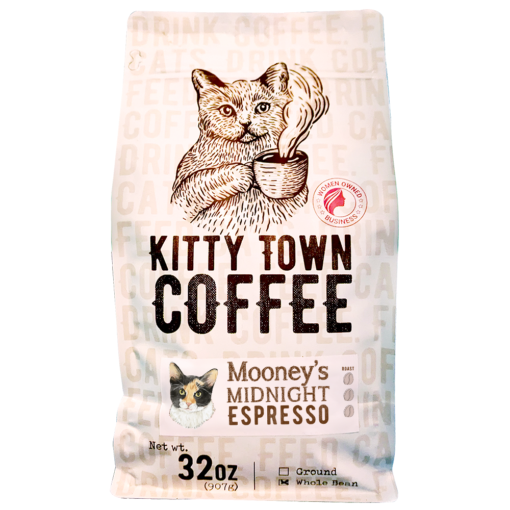 Mooney’s Midnight Espresso – Bold Dark Roast Coffee