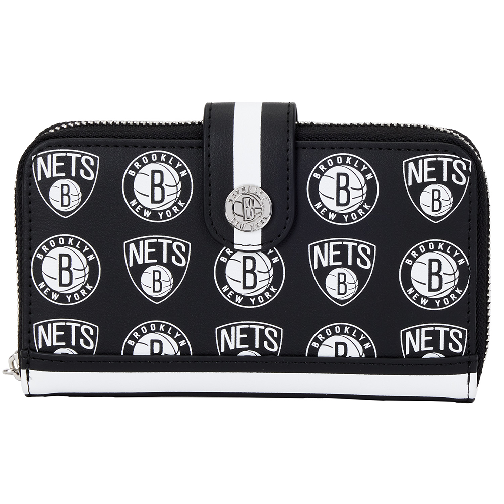 Loungefly: Cartera con el logotipo de los Brooklyn Nets de la NBA
