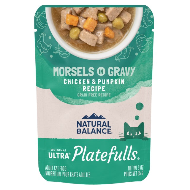 Natural Balance Cat Pouch Platefulls Pollo y Calabaza (85g)