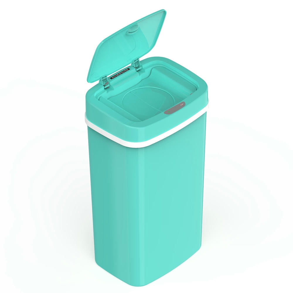 Basurero con sensor de movimiento infrarrojo Odor Shield de 4 galones para dormitorio y oficina | NPT-15-1WH | NPT-16-1