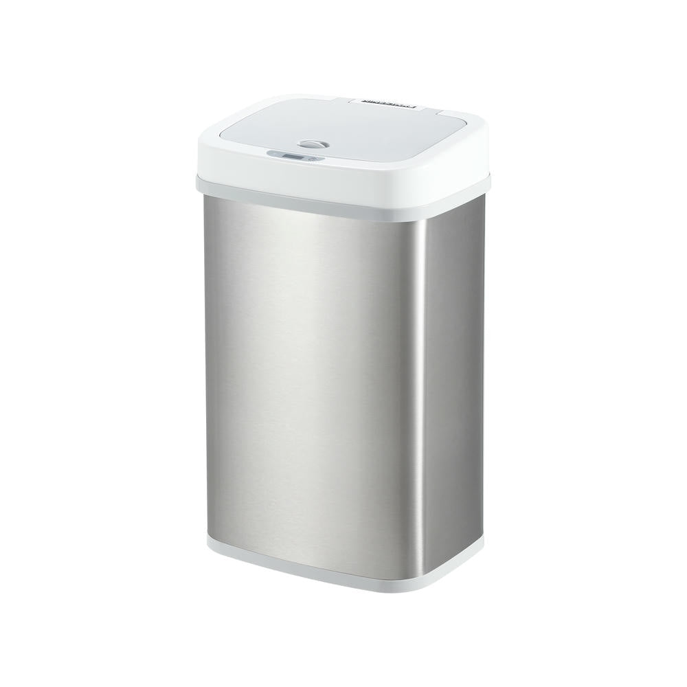 Basurero con sensor de movimiento infrarrojo Odor Shield de 4 galones para dormitorio y oficina | NPT-15-1WH | NPT-16-1