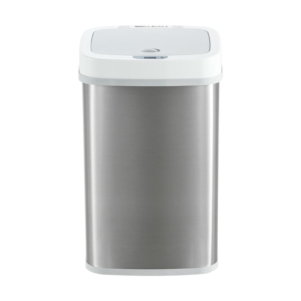 Basurero con sensor de movimiento infrarrojo Odor Shield de 4 galones para dormitorio y oficina | NPT-15-1WH | NPT-16-1