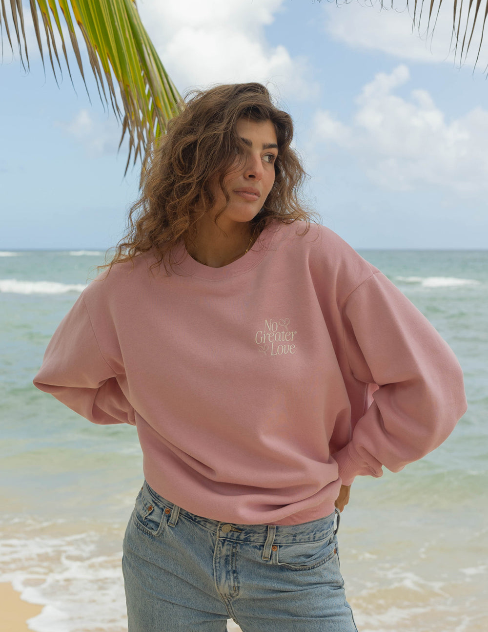 Cuello redondo unisex No Greater Love