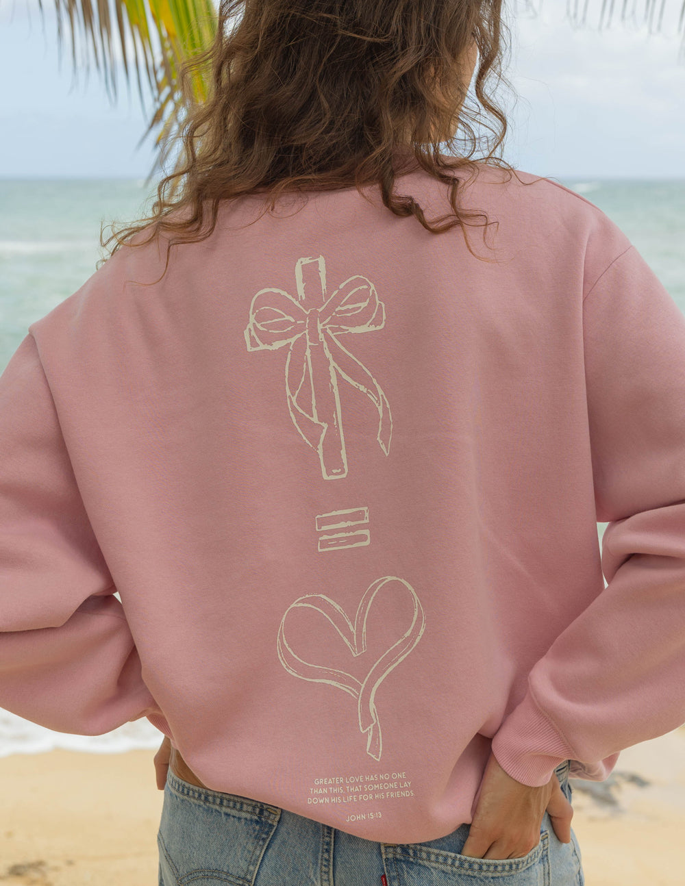 Cuello redondo unisex No Greater Love