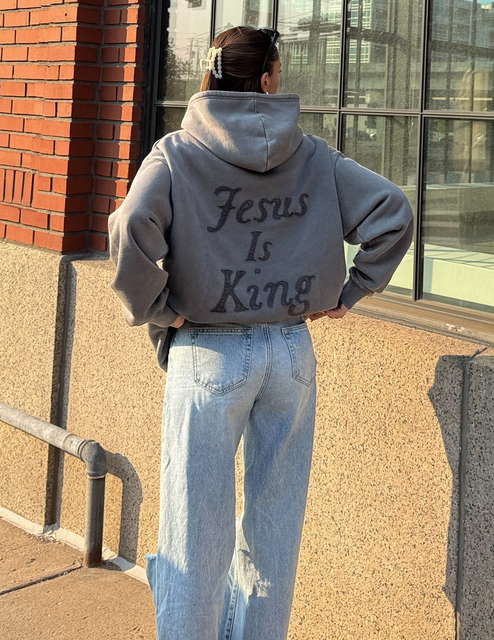 Sudadera unisex "No lo siento, Jesús es el rey"