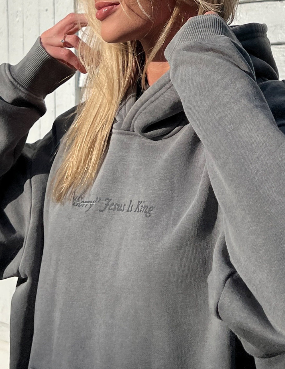 Sudadera unisex "No lo siento, Jesús es el rey"