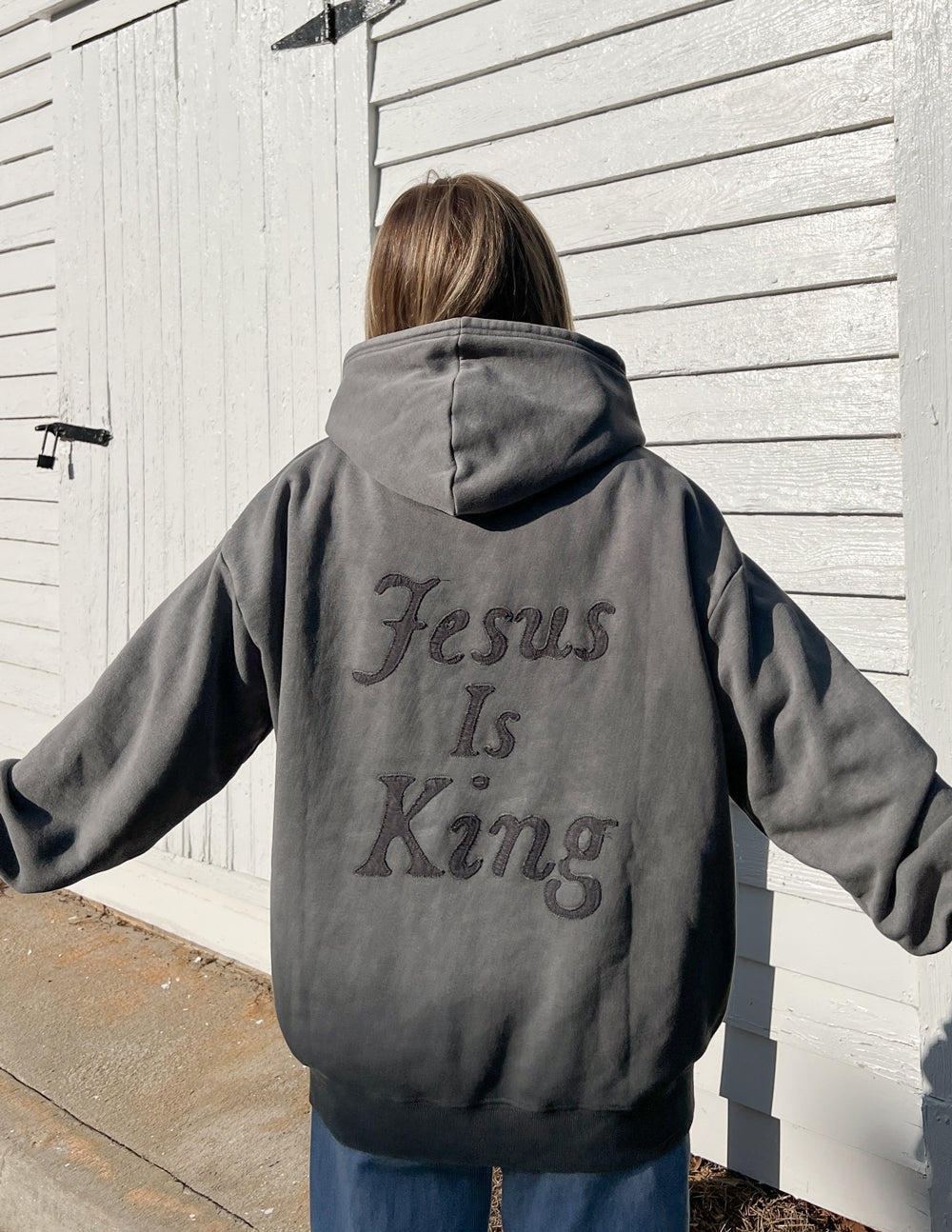 Sudadera unisex "No lo siento, Jesús es el rey"