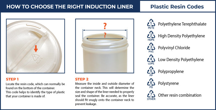 One-Piece Induction Liners for PE/PP – Pack of 500 - 47.8 mm